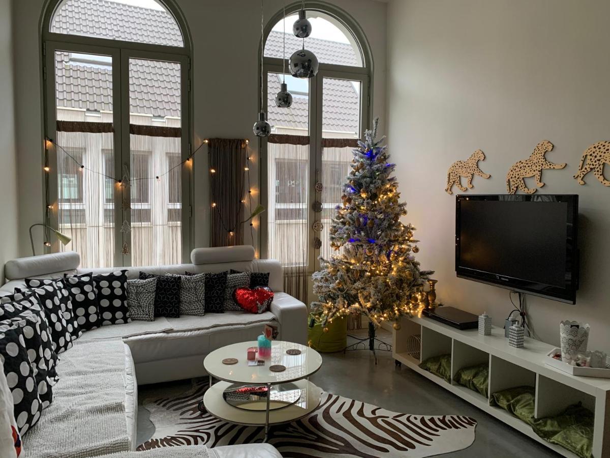 Wellness Loft With Sauna, Jacuzzi, Roof Terrace & Amazing View Daire Anvers Dış mekan fotoğraf