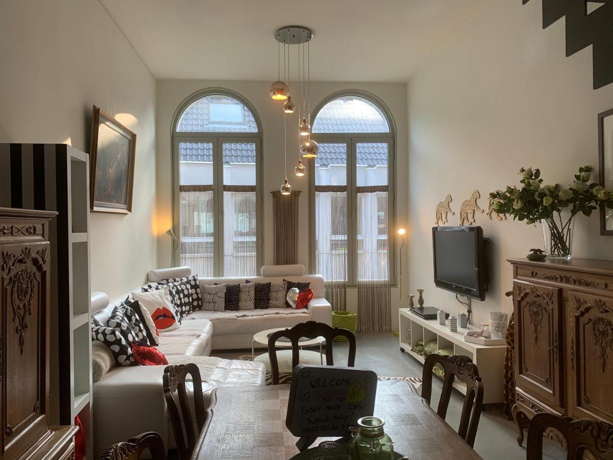 Wellness Loft With Sauna, Jacuzzi, Roof Terrace & Amazing View Daire Anvers Dış mekan fotoğraf