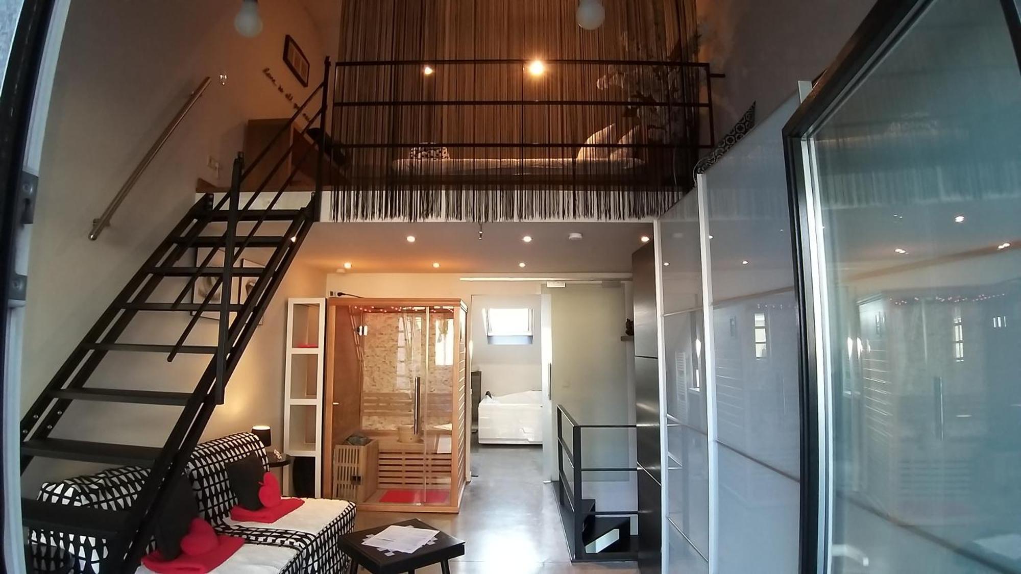 Wellness Loft With Sauna, Jacuzzi, Roof Terrace & Amazing View Daire Anvers Dış mekan fotoğraf