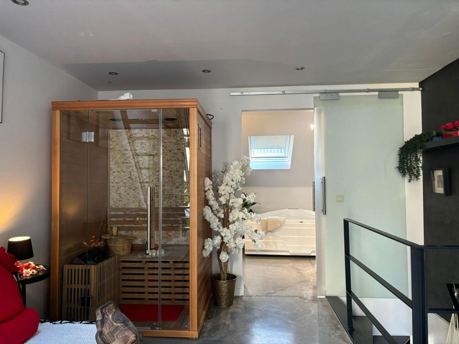 Wellness Loft With Sauna, Jacuzzi, Roof Terrace & Amazing View Daire Anvers Dış mekan fotoğraf