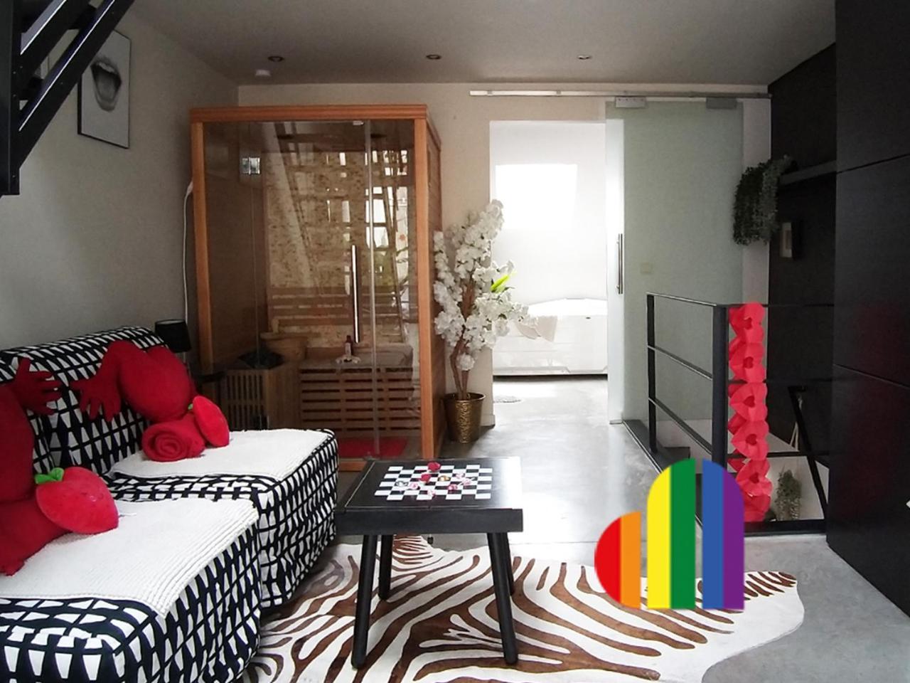 Wellness Loft With Sauna, Jacuzzi, Roof Terrace & Amazing View Daire Anvers Dış mekan fotoğraf
