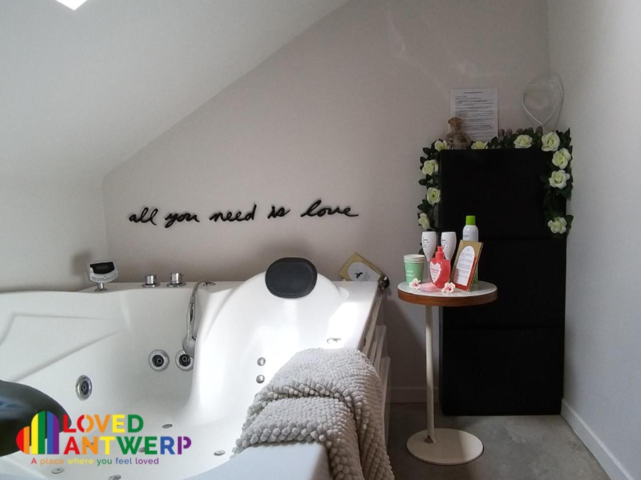 Wellness Loft With Sauna, Jacuzzi, Roof Terrace & Amazing View Daire Anvers Dış mekan fotoğraf
