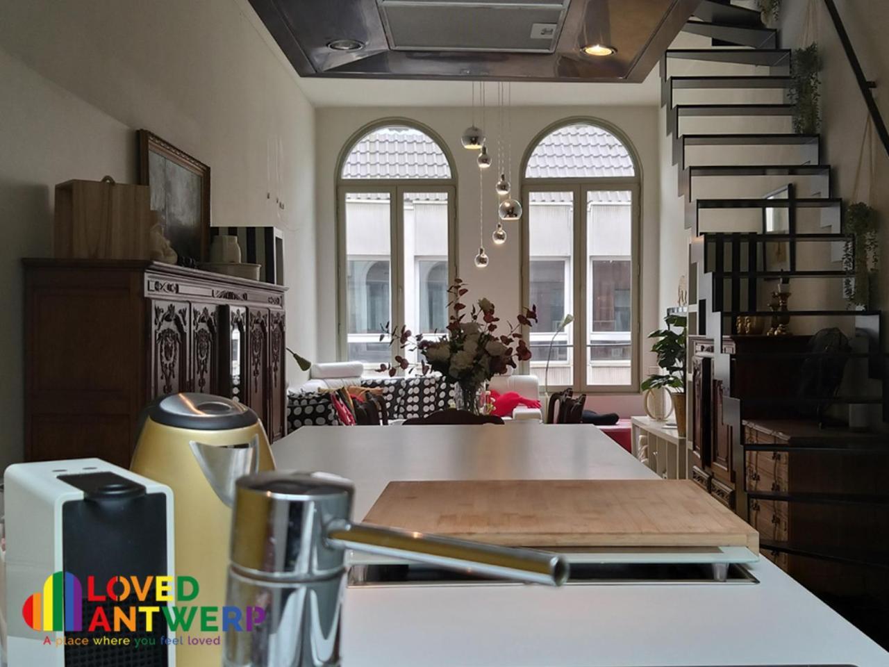 Wellness Loft With Sauna, Jacuzzi, Roof Terrace & Amazing View Daire Anvers Dış mekan fotoğraf