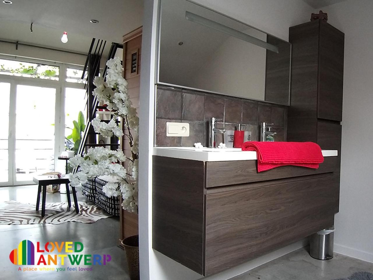 Wellness Loft With Sauna, Jacuzzi, Roof Terrace & Amazing View Daire Anvers Dış mekan fotoğraf